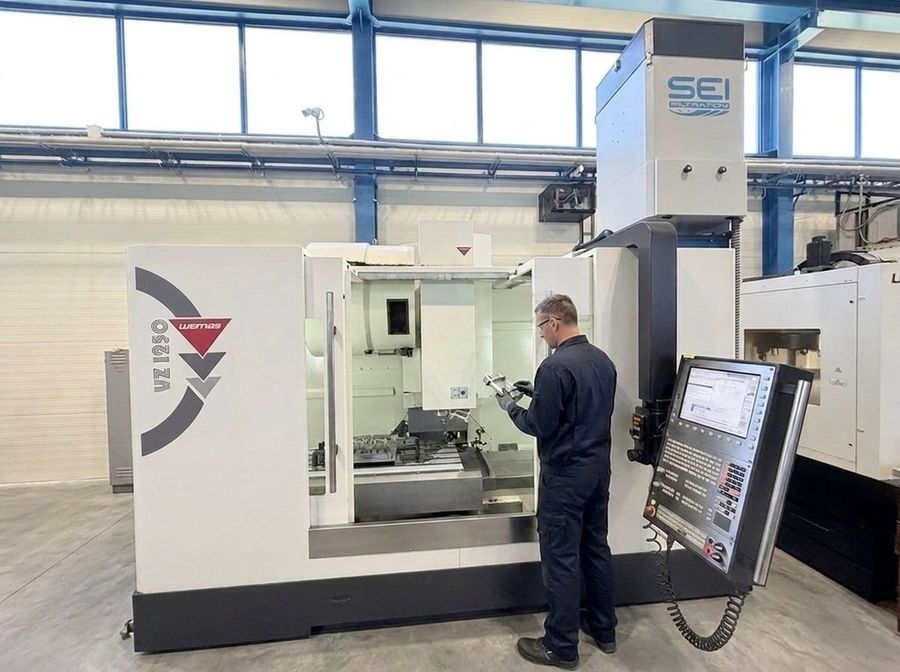 Wemas VZ-1250 · vertical machining centre, toolshop